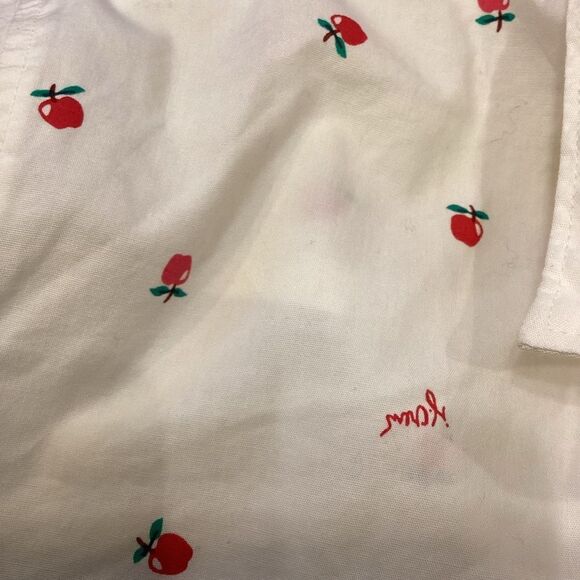 NWT J. Crew Factory apples teacher button-up cotton poplin shirt - Picture 7 of 9